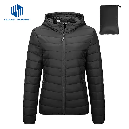 Women's Fashion Outdoor Winter Warm Softshell Outerwear Packable Lightweight Puffer Down Jacket
