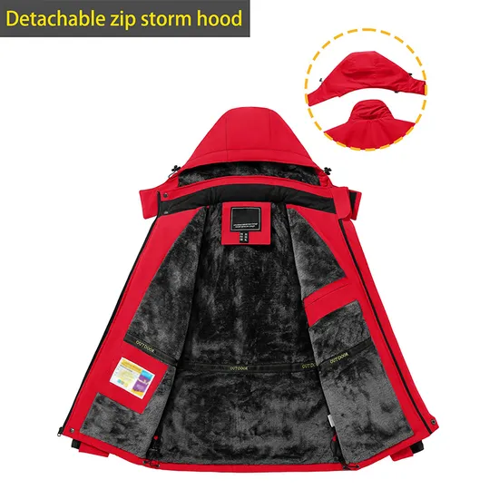 Men's Waterproof Warm Winter Snow Coat Mountain Windbreaker Ski Jacket