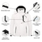Men's Waterproof Puffer Inner Warm Winter Coat Snowboard Mountain 3-in-1 Ski Jacket