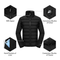 Mens Outdoor Waterproof Winter Coat Mountain Snow 3-in-1 Ski Jacket for Hiking