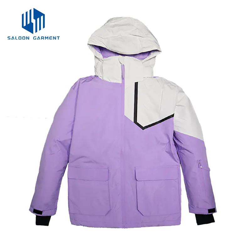 Girls Waterproof Winter Outer Wear Hooded Snowboard Coat Windproof Snow Ski Jacket