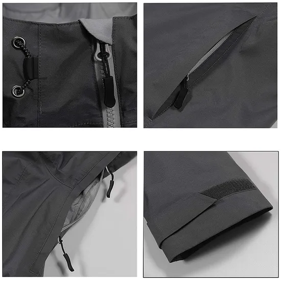 2.5 Layer Fabric Wholesale Outdoor Breathable Softshell Windbreaker Tactical Waterproof Jackets