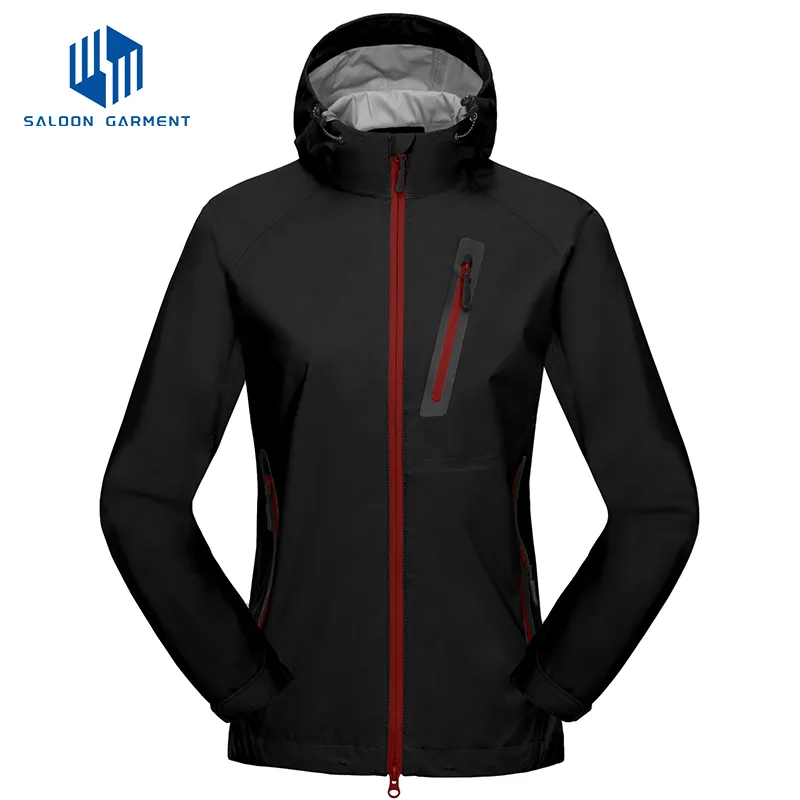 2.5 Layer Wholesale Custom Polyester Outdoor Sports Windbreaker Waterproof Jacket