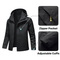 Waterproof Rain Poncho Lightweight Hiking Hooded Coat Jacket Raincoat for Outdoor Activities