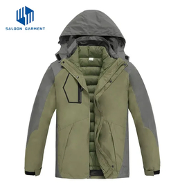 Men's Outdoor Winter Warm Thick Coat Windbreaker Snow Ski Clothing