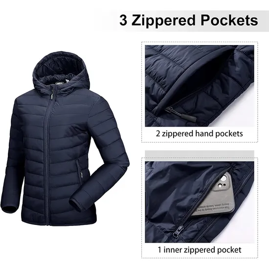 OEM Winter Outerwear Down Coat Packable Puffer Down Jacket