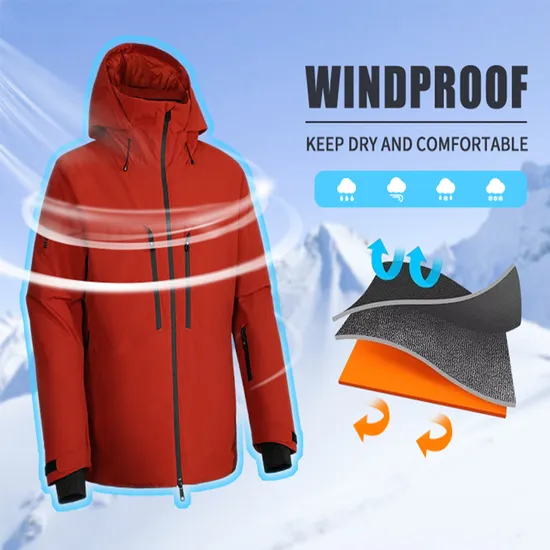 Mens Waterproof Windproof Winter Snow Coat Ski Snowboard Jacket