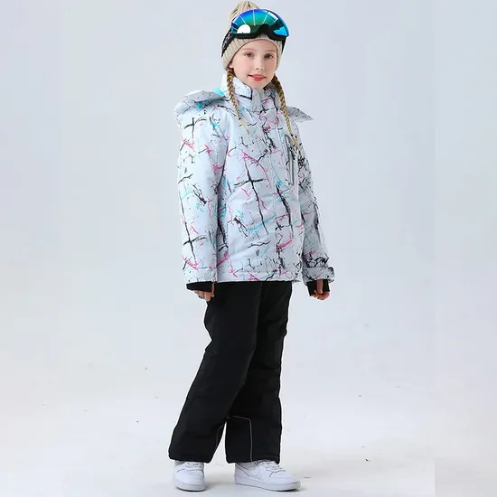 Girl's Sportswear Winter One Piece Puffer Jacket Coat Snowmobile Snowsuit Ski Suit