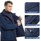 Men's Waterproof Mountain Windbreaker Snow Rain Winter Coat Puffer 3-in-1 Ski Jacket