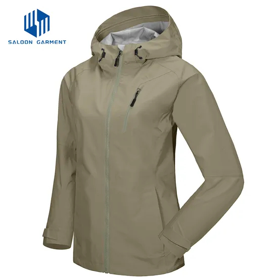 2.5 Layer Fabric Hot Sale High Quality Breathable Windproof Jacket Windbreaker Women