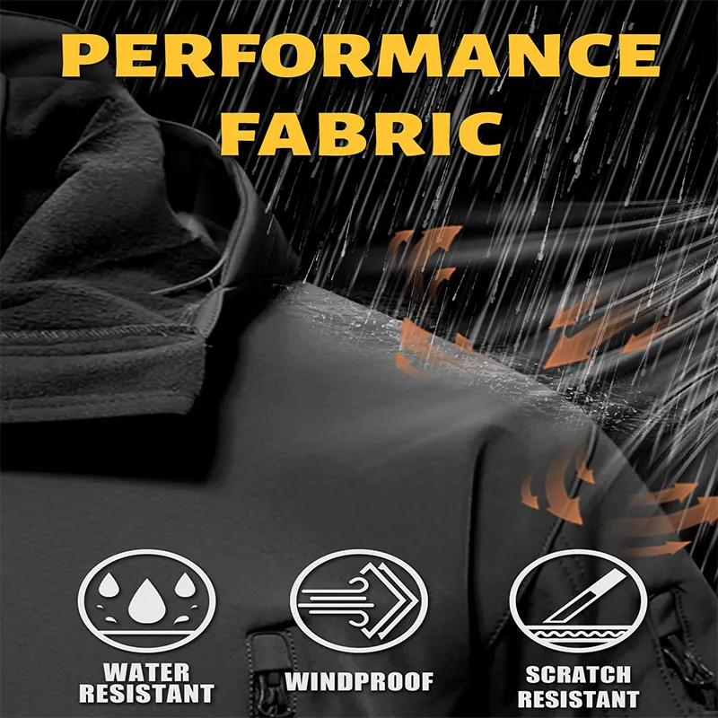 Breathable Waterproof Fishing Hunting Tactical Softshell Jackets for Men
