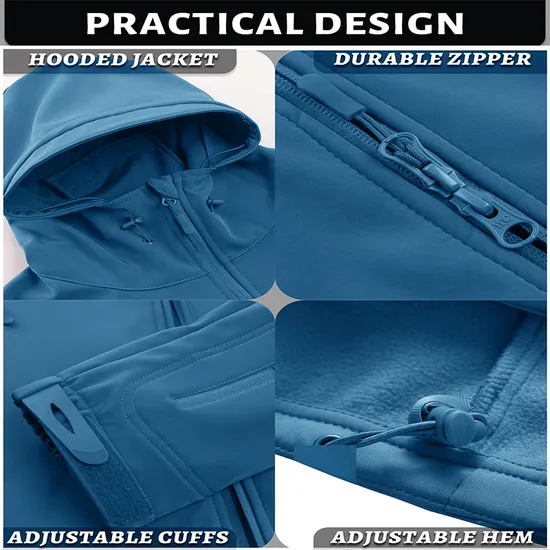 Mens Winter Ski Snowboard Waterproof Hunting Coats Tactical Softshell Jackets for Hiking