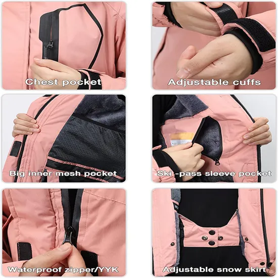Women's Winter Garment Outerwear Sports Jacket Down Ski Clothes