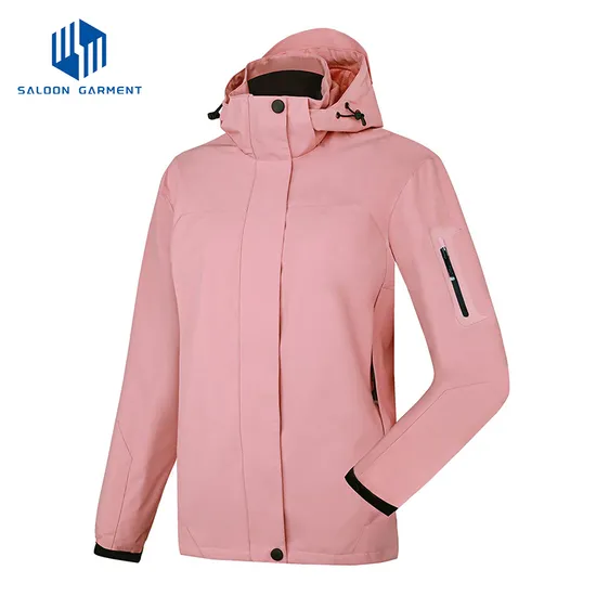 Custom Logo Waterproof Breathable Outdoor Rain Jackets Windbreaker Coats for Women