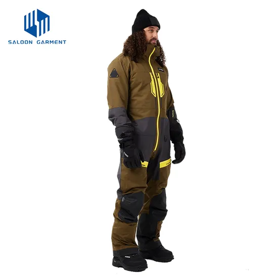 Winter One Pieces Ski Jumpsuit Outdoor Sports Snowsuit