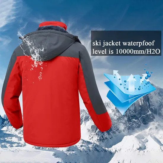 Mens Sublimation Ski Suit Snow Jacket