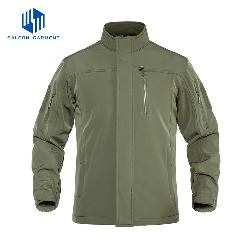 Water Resistant Windbreaker Tactical Softshell Jackets for Men