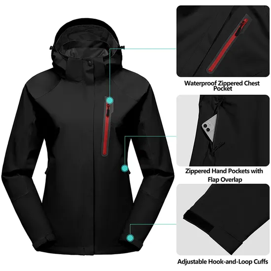 New Fashion Women's Autumn Casual Hooded Coats Windbreaker Jackets