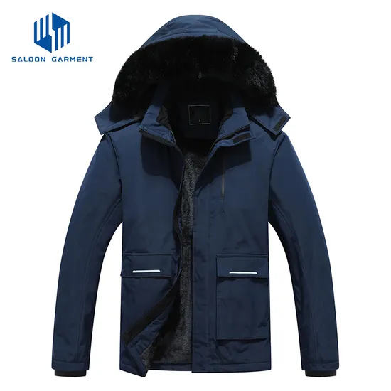 Men's Waterproof Warm Winter Snow Coat Mountain Windbreaker Hooded Raincoat Ski Jacket