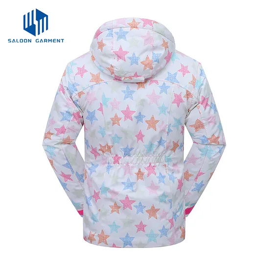 Girl's Winter Sportswear Waterproof Windproof Snow Ski Jacket