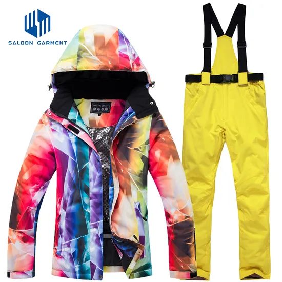 Women Winter Warm Outerwear Waterproof Outdoor Coat Breathable Snowboard Ski Suit