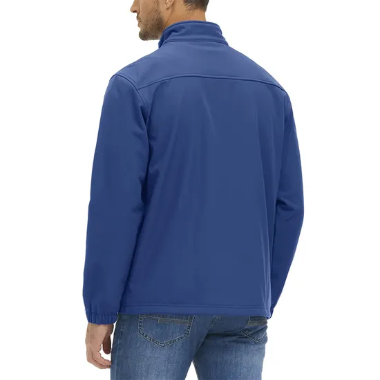 Men's Fleece Lined Lightweight Coats Water Resistant Outdoor Hiking Tactical Softshell Jackets