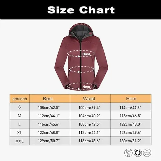 Women's Lightweight Water Resistant Hiking Winter Outdoor Fleece Lined Tactical Softshell Jacket