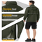 Men's Lightweight Waterproof Raincoat Shell Hooded Outdoor Rain Jacket for Hiking