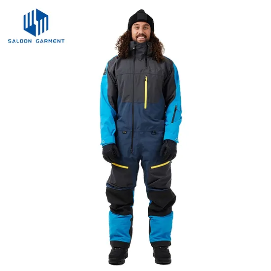 One Piece Ski Suits Waterproof Windproof Snowsuit Insulated Jumpsuit for Snow Sports