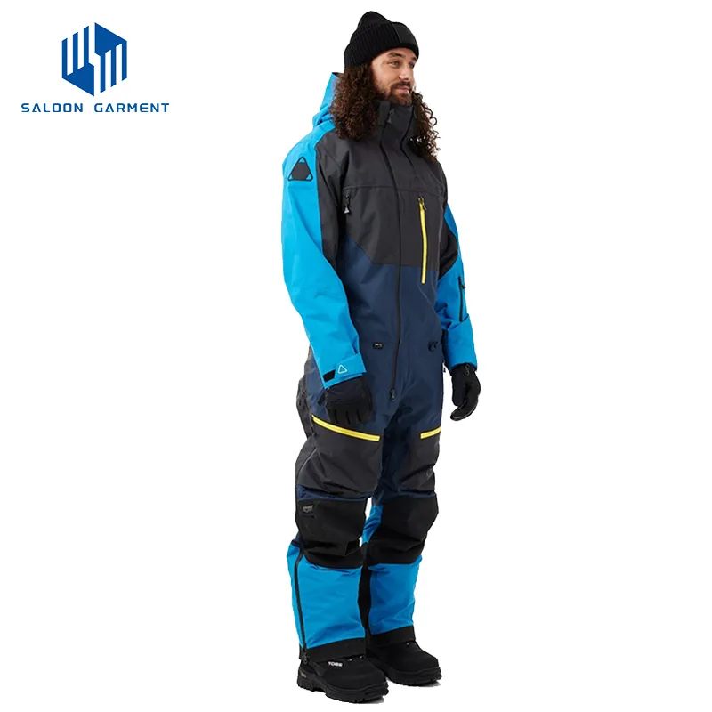 One Piece Ski Suits Waterproof Windproof Snowsuit Insulated Jumpsuit for Snow Sports