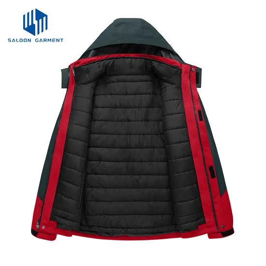 Mens Winter Waterproof Snow Fleece Coat Windproof 3 in 1 Skiing Jacket
