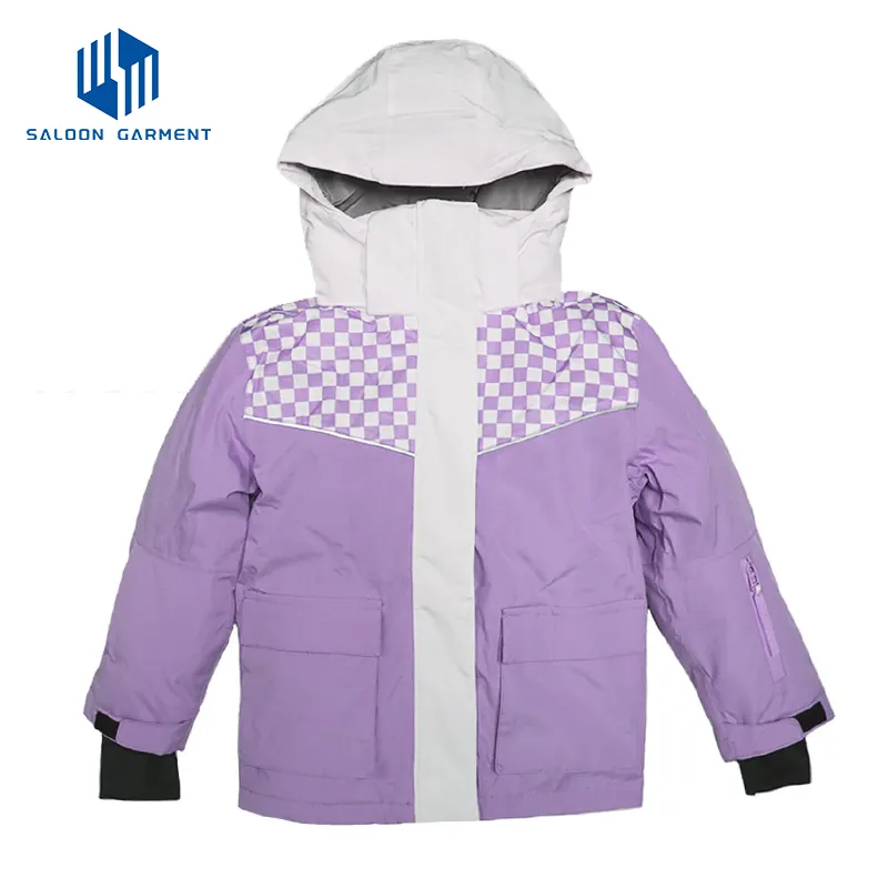 Girls' Waterproof Windproof Outdoor Warm Snowboard Ski Jacket