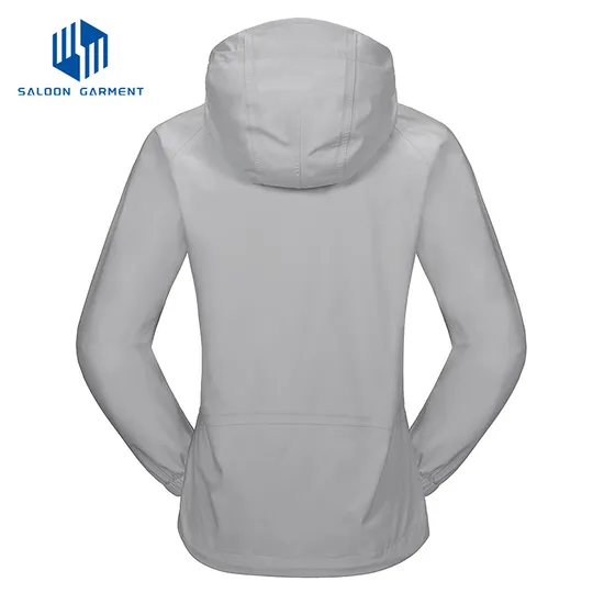 2.5 Layer Custom Outdoor Waterproof Breathable Windproof Waterproof Windbreaker Jacket