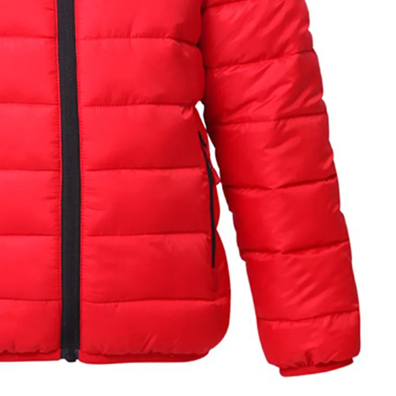 Custom Children Winter Outdoor Wear Puffer Jacket Hooded Jacket Boy Girls Waterproof Padded Coat