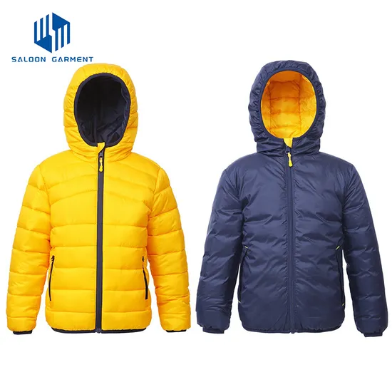 OEM/ODM Boys Winter Lightweight Quilted Jacket Kids Waterproof Puffer Coat Outerwear Jacket