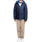 Wholesale Customized Winter Warm Insulated Padded Coat Boy's Quilted Jacket