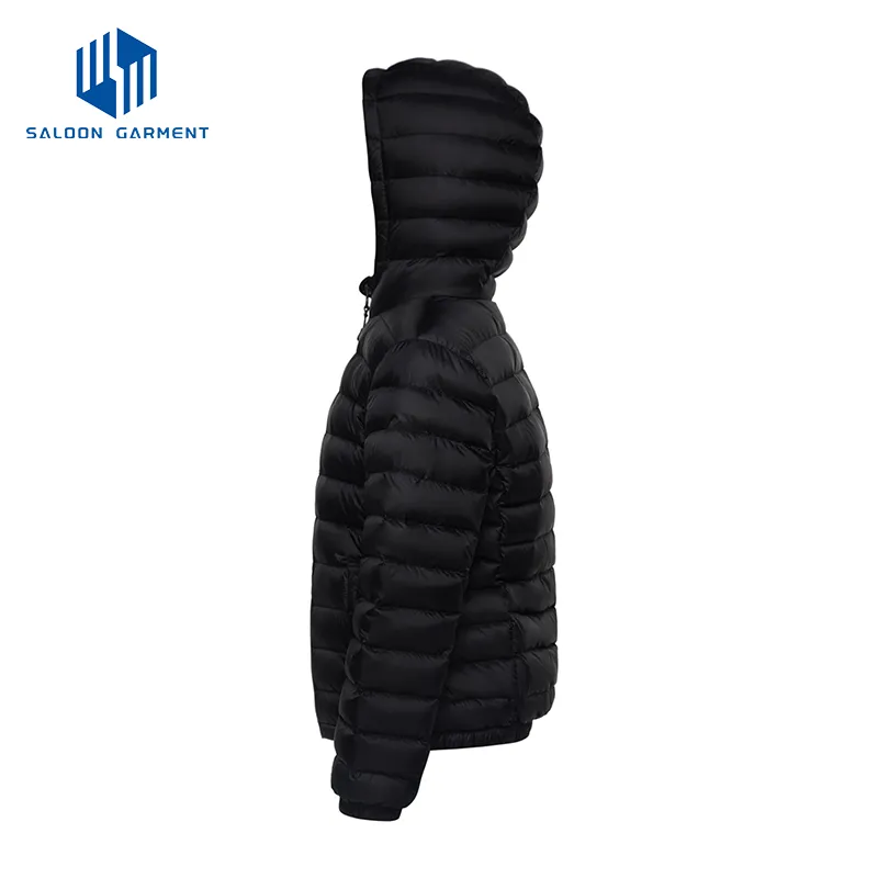 Custom Boys' Lightweight Waterproof Windproof Quilted Jacket for School Travel Hiking Camping
