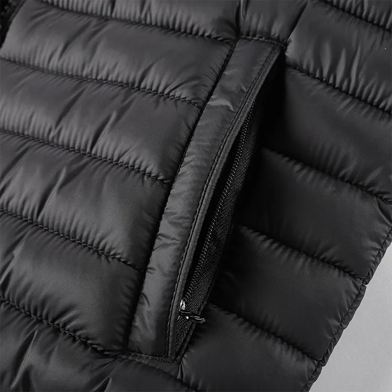 Custom Logo OEM Men's Winter Coat Nylon Casual Fashion Outdoor Windbreaker Insulated Quilted Vest