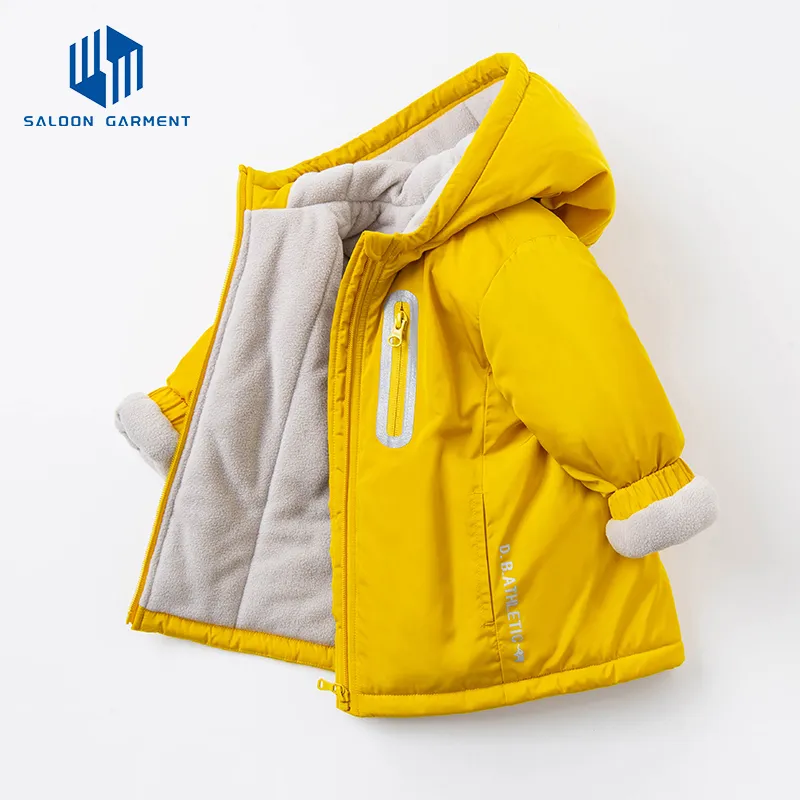Children Clothing Winter Padding Jacket with Hood Winter Jacket Kids Wear