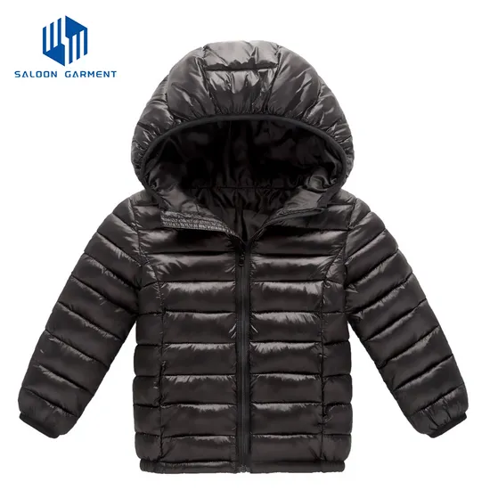Custom Kids Clothes Winter Quilt Jacket Kids Padding Jacket