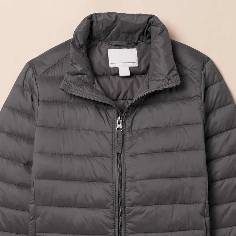 New Best Men's Winter Warm 100% Polyester Full Sleeves Plus Size Warm Quilted Jacket