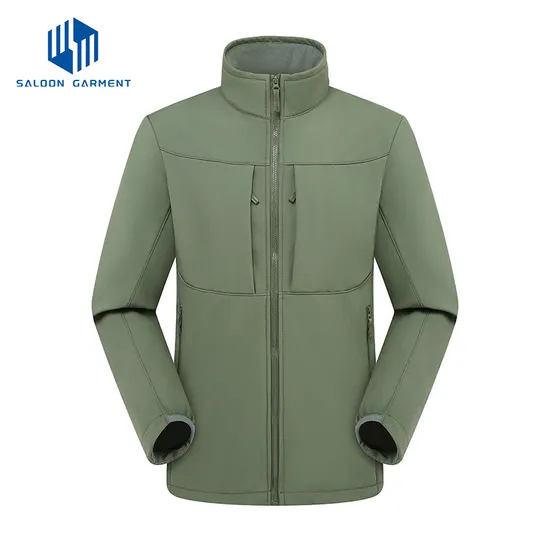 Custom Design Spring Autumn Men's Casual Outdoor Windproof Quick-Drying Waterproof Softshell Jacket