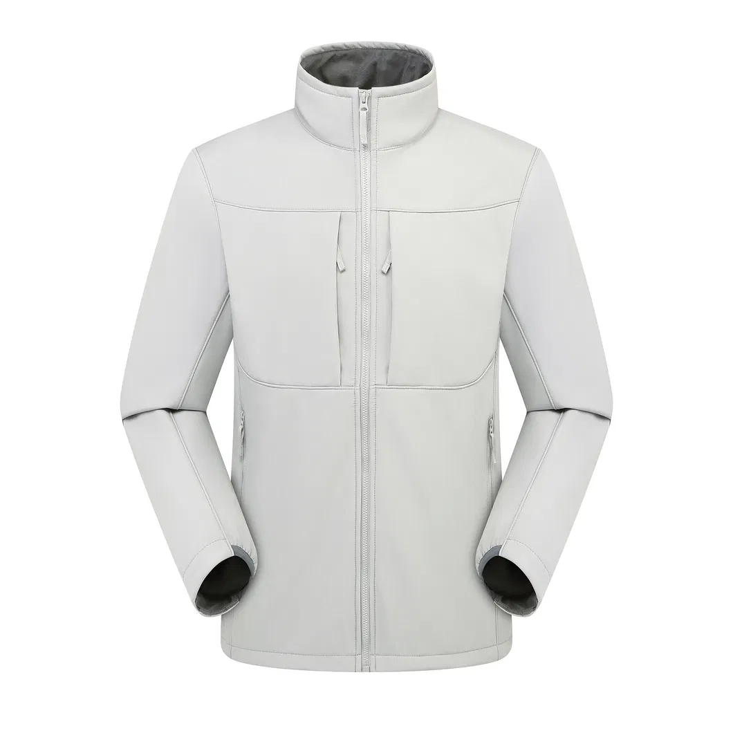 Custom Design Spring Autumn Men's Casual Outdoor Windproof Quick-Drying Waterproof Softshell Jacket