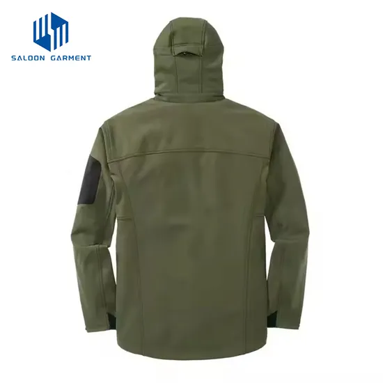 Custom Men Lightweight Waterproof Breathable Fishing Rain Jacket Softshell Outdoor Jacket