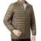 Wholesale Men's Winter Quilted Warm Outwear Lightweight Nylon Custom Logo Padded Jacket