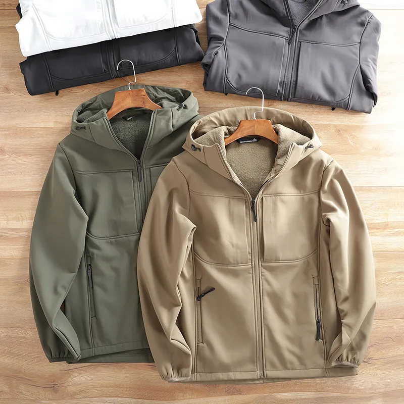 New Advanced Customized Quality Waterproof Breathable Soft Shell Tactical Jacket Outdoor Jacket Men's Soft Shell Jacket