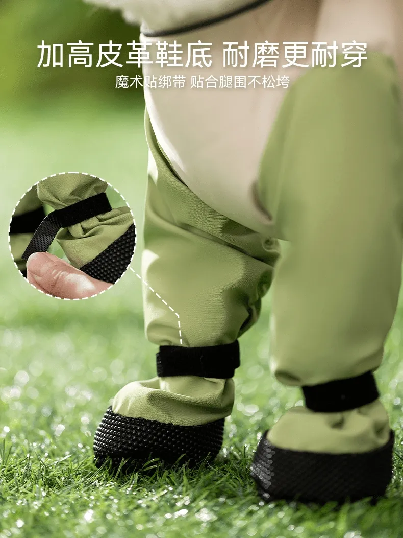 All-in-One Pet Clothes for Spring and Summer with Four Legs Dirt-Proof