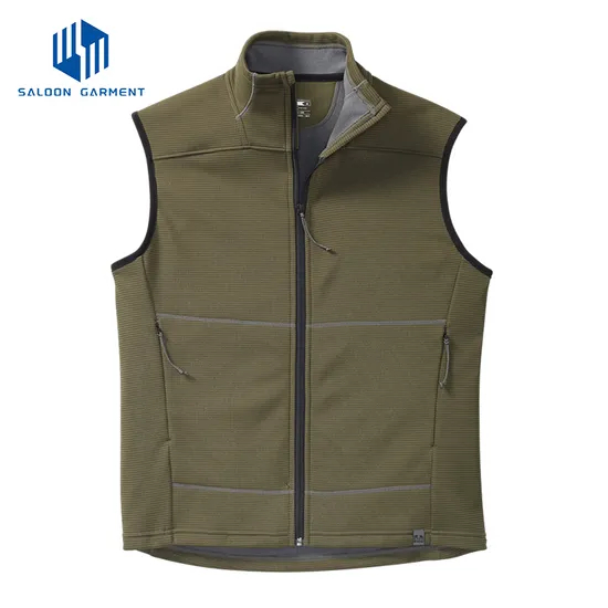 Custom Outdoor Waterproof Waterproof Sleeveless Jacket Fleece Softshell Vest