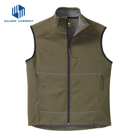 Custom Outdoor Waterproof Waterproof Sleeveless Jacket Fleece Softshell Vest