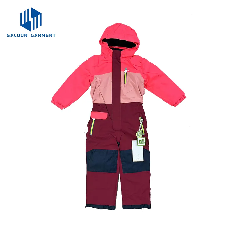 Wholesale Customized Breathable Windproof Outdoor Ski Jumpsuit One Piece Jacket Custom Snow Wear Suits